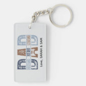 Cadeau voor vader, echtgenoot, held, legende sleutelhanger (achterkant)