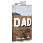 Cadeau voor vader, grappig Vaderdag- of verjaardag Heupfles (Rechts)