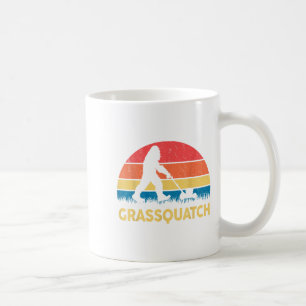 Cadeau voor vader grasmaaien Grquatch Bigfoot Maai Koffiemok