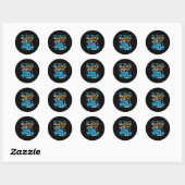 Cadeau voor vader Je bent de wereld papa Ronde Sticker (Vel)