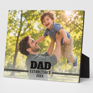 Cadeau voor vader met foto ter gelegenheid van vad fotoplaat