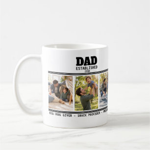Cadeau voor vader met foto van vader en kind koffiemok