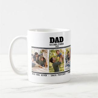 Cadeau voor vader met foto van vader en kind koffiemok