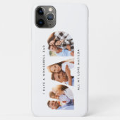 Cadeau voor vader met moderne typografie en foto v Case-Mate iPhone case (Achterkant)