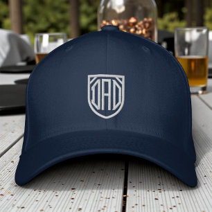 Cadeau voor Vader met Monogram Wapen voor Vaderdag Geborduurde Pet