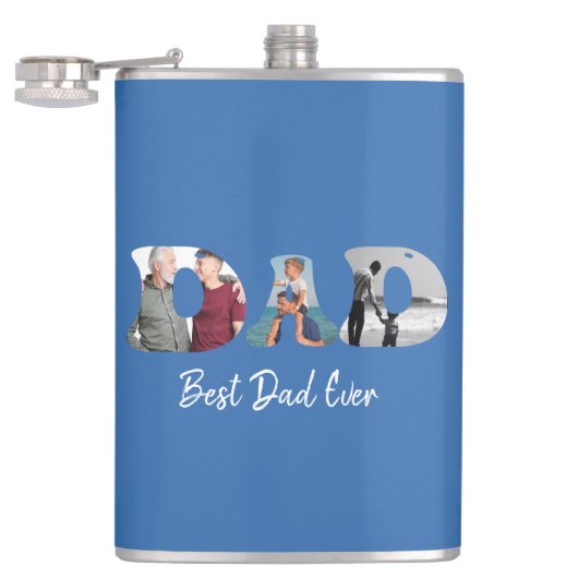 Cadeau voor Vader op Vaderdag \ Beste Papa Ooit Heupfles (Geopend)