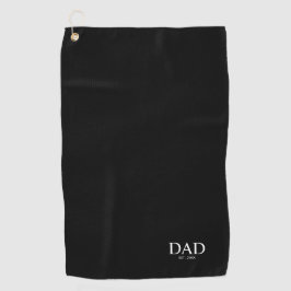 Cadeau voor vader ter gelegenheid van het oudersch golfhanddoek