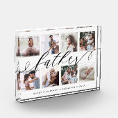 Cadeau voor vader | Vaderdag Fotocollage Fotoblokken (Links)