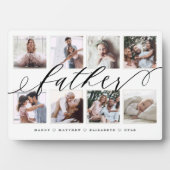 Cadeau voor vader | Vaderdag Fotocollage Fotoplaat (voorkant)