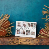 Cadeau voor vader | Vaderdag Fotocollage Fotoplaat (Zijkant)