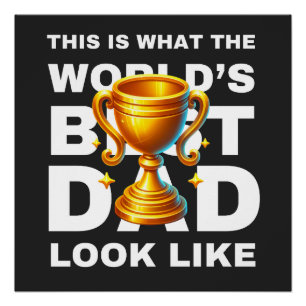 Cadeau voor Vaderdag   Echtgenoot Cadeau   Pap Dad Perfect Poster
