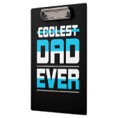 Cadeau voor Vaderdag | Koelste Papa Ooit Klembord (Links)