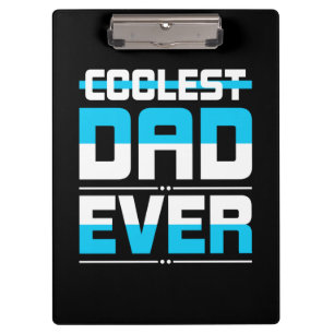 Cadeau voor Vaderdag Koelste Papa Ooit Klembord