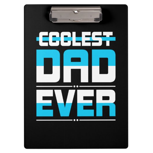 Cadeau voor Vaderdag | Koelste Papa Ooit Klembord (Voorkant)