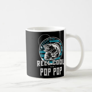 Cadeau voor Vaderdag T-shirt - Reel Cool Pop Pop F Koffiemok