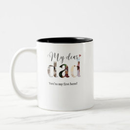 Cadeau voor Vaderdag voor Papa 2026 Tweekleurige Koffiemok