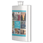 Cadeau voor Vaderdag voor papa | Aangepaste foto & Flacon (Links)