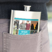 Cadeau voor Vaderdag voor papa | Aangepaste foto & Flacon (Voorbeeld)
