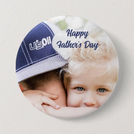 Cadeau voor Vaderdag voor papa | Aangepaste foto & Ronde Button 7,6 Cm
