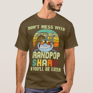 Cadeau voor Vaderdag voor PapaDoe niet mee met opa T-shirt