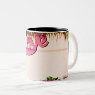 cadeau voor Valentijnsdag voor fietsers Tweekleurige Koffiemok