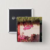 cadeau voor Valentijnsdag voor fietsers Vierkante Button 5,1 Cm (Voorkant /achterkant)