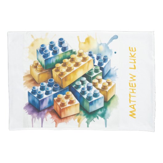 Cadeau voor verjaardagsfeestje van Splash Boy met Kussensloop (Voorkant)