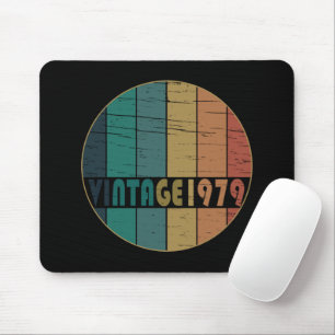 Cadeau voor verjaardagsfeestje vintage 1979 muismat