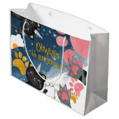 cadeau voor verjaardagsgeschenk voor magische cati groot cadeauzakje (Achterkant Gekanteld)