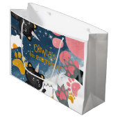 cadeau voor verjaardagsgeschenk voor magische cati groot cadeauzakje (Voorkant Gekanteld)