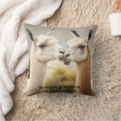 cadeau voor verloving Kus Llamas voor thuisdecor Kussen (Deken)