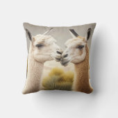 cadeau voor verloving Kus Llamas voor thuisdecor Kussen (Achterkant)