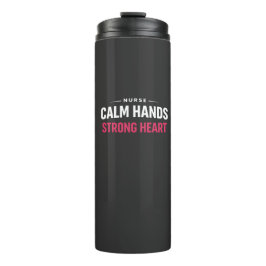 Cadeau voor verpleegster met kalme handen en sterk thermosbeker