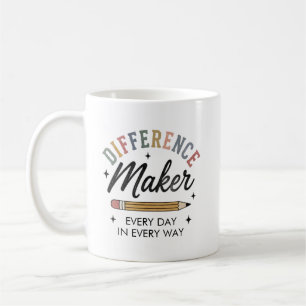 Cadeau voor Verschilmakers voor Leraren op Maat Koffiemok