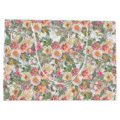 cadeau voor verse bloemen groot cadeauzakje (Achterkant)