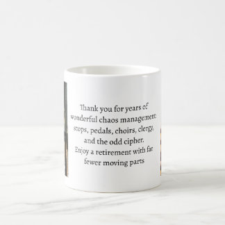 Cadeau voor vertrekkend organist of koordirigent koffiemok