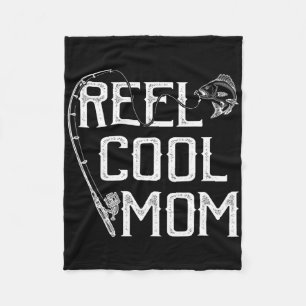 Cadeau voor visliefhebber Reel Cool Moeder Visser Fleece Deken