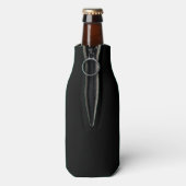 Cadeau voor vissen dood; vis; visser; vader; flesjeskoeler (Fles Achterkant)