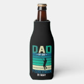 Cadeau voor vissen dood; vis; visser; vader; flesjeskoeler (Fles Voorkant)