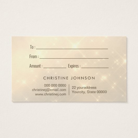 cadeau voor vlinder visitekaartje (Achterkant)