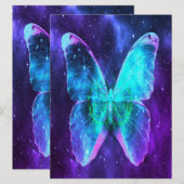 cadeau voor vlinderdoek voor vlinder | Cute B (Voorkant / Achterkant)