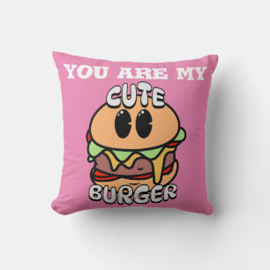cadeau voor voedingsmiddelen, Cute Burger, Sweet e Kussen