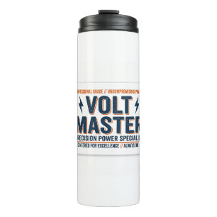 Cadeau voor Volt Master elektriciens Thermosbeker