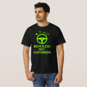 Cadeau voor vrachtwagenchauffeur omdat Driver Exe T-shirt (Voorkant volledig)