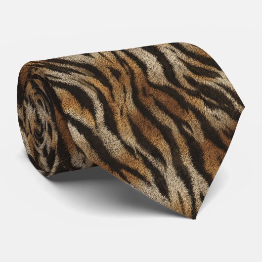 Cadeau voor vriend tijger stropdas (Opgerold)