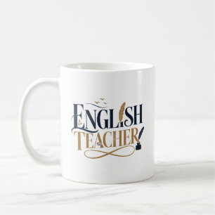 Cadeau voor waardering van Engelse leraar Koffiemok