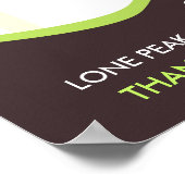 Cadeau voor waardering van leraar appelboom Klaslo Poster (Hoek)