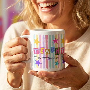 Cadeau voor waardering van leraren Modern Koffiemok