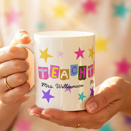 Cadeau voor waardering van leraren Modern Koffiemok