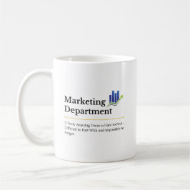 Cadeau voor waardering van marketingafdeling medew koffiemok